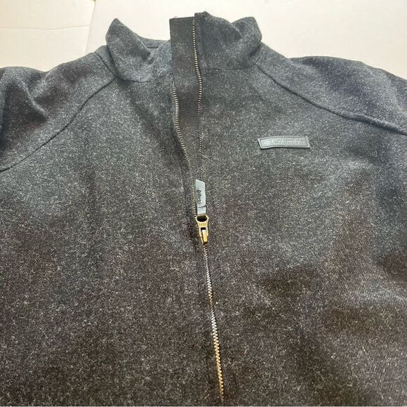 Columbia Women's Wool Full-Zip Jacket Dark Gray Lined Size Small - Picture 6 of 10